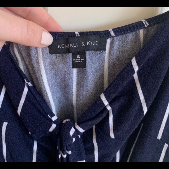 Blue and white stripped top - Picture 3 of 4